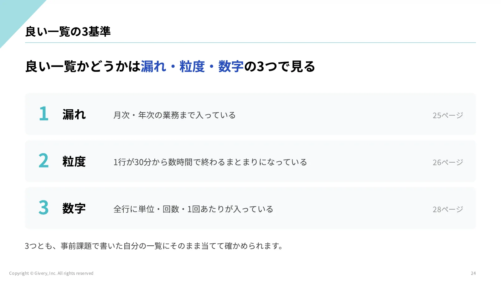 24ページ 良い一覧の3基準
